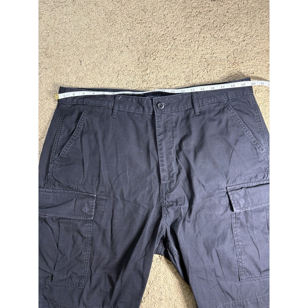 Levis Cargo Shorts Men W38 Black Ripstop Hi-Rise Utility Casual - Picture 5 of 9